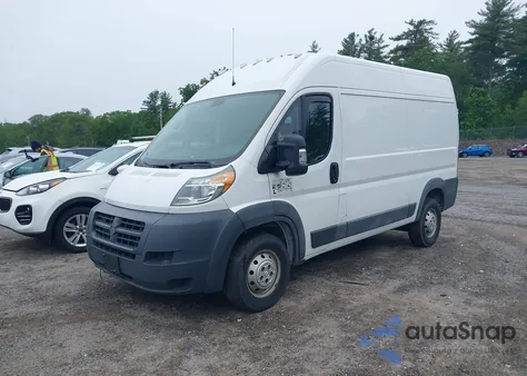 2018 Ram Promaster 2500 from USA, damaged, VIN 3C6TRVCG7JE147926